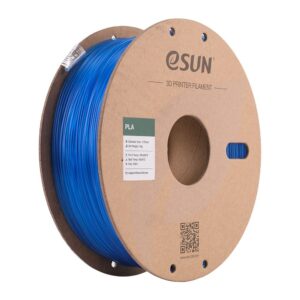 Катушка пластика ESUN PLA Transparent 1,75мм 1кг - светло-синий;прозрачный