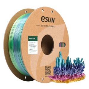 Катушка пластика ESUN PLA-Silk Rainbow 1,75мм 1кг - разноцветный